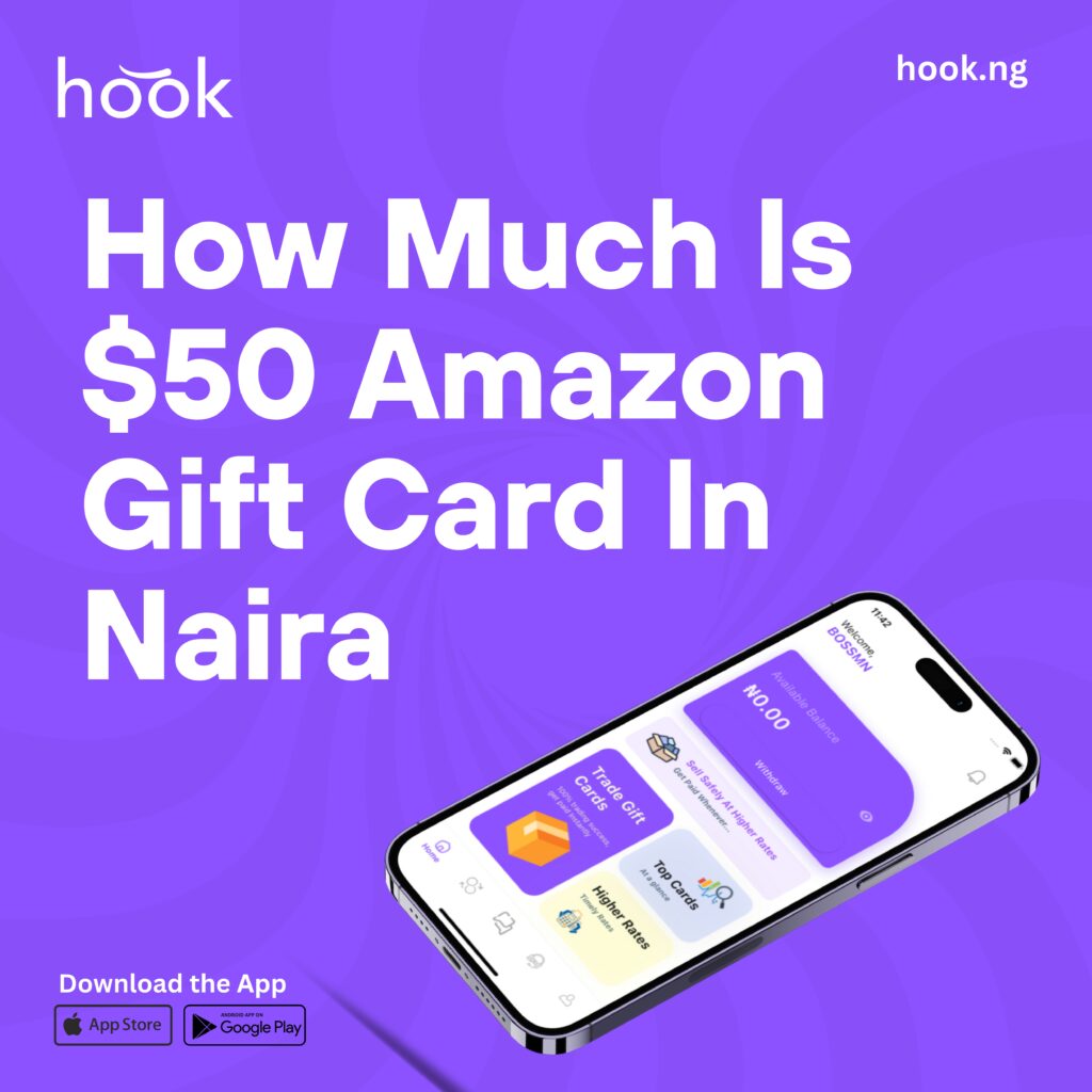 How Much Is A $50 Amazon Gift Card To Naira Today?