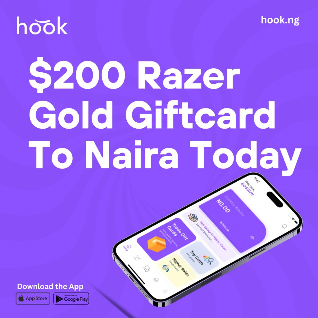 $200 Razer Gold Giftcard To Naira Today