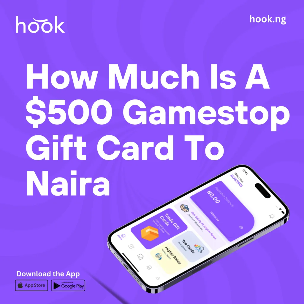 How Much Is $500 Gamestop Giftcard In Naira Today?