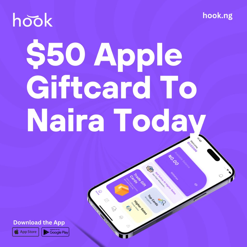 How Much Is $50 Apple iTunes Gift Card To Naira Today?