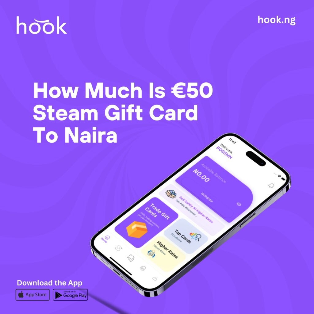 How Much Is €50 Steam Gift Card To Naira?