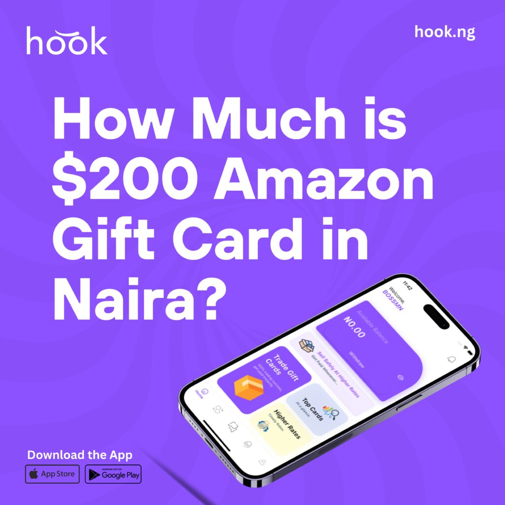 How Much is $200 Amazon Gift Card in Naira Today?